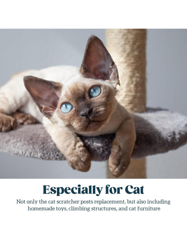 Cuerda de sisal natural PELZIN 0.64 cm x 15.24 m para gatos