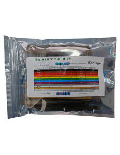 Kit de Resistencias de Película Metálica Kootage 500 Pcs 1/2W