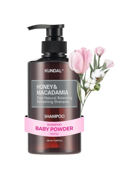 Champú Natural KUNDAL Miel y Macadamia 500ml Cuidado Cabello