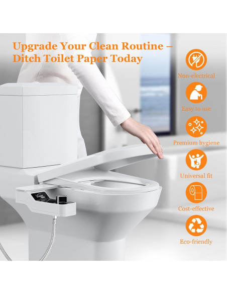 Accesorio de Bidet No Eléctrico LostSoul JSQ511 - Ultra Delgado