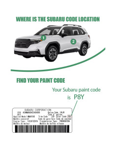 Lápiz de Reparación de Pintura Cardiality Naranja Brillante PAK para Subaru 2