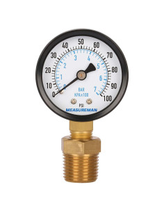 Medidor de Presión de Bomba de Pozo Measureman 2" 0-7 bar