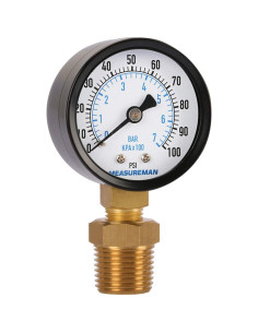 Medidor de Presión de Bomba de Pozo Measureman 2" 0-7 bar 2