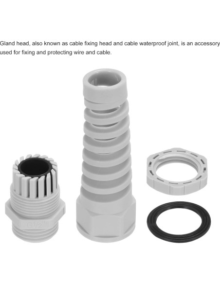 Conector de Cable Impermeable uxcell IP68 2Pcs 6-12mm