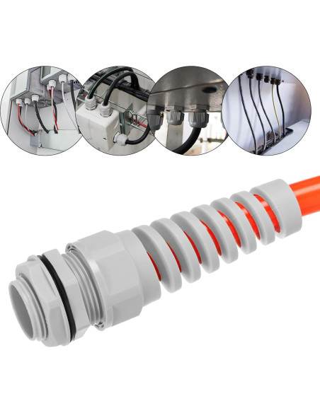 Conector de Cable Impermeable uxcell IP68 2Pcs 6-12mm