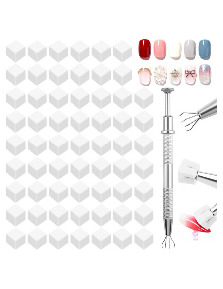 Kit de 200 Esponjas de Uñas Ombre Asofelk con Herramienta