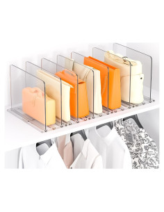 Organizador de Carteras Ajustable xydstay 61.7x28.4cm Transparente