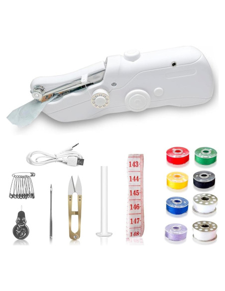 Máquina de Coser Portátil de Mano FRJ-001 para Principiantes
