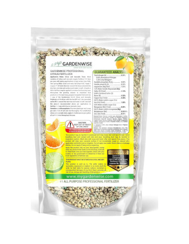 Fertilizante Orgánico para Cítricos GardenWise 4L - NPK Balanceado