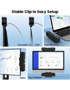 Altavoces de computadora Cirqon C1 USB y USB-C, sonido claro 2