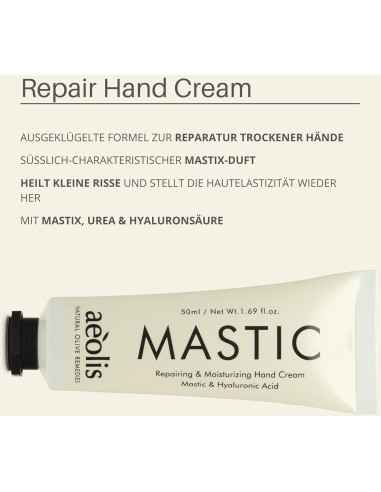 Crema de Manos Reparadora AEOLIS - Hidratante Natural 50ml