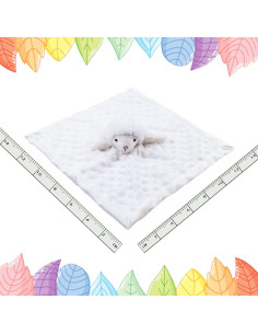 Manta de Seguridad Doindute Corderito Blanco 33 cm Suave 2