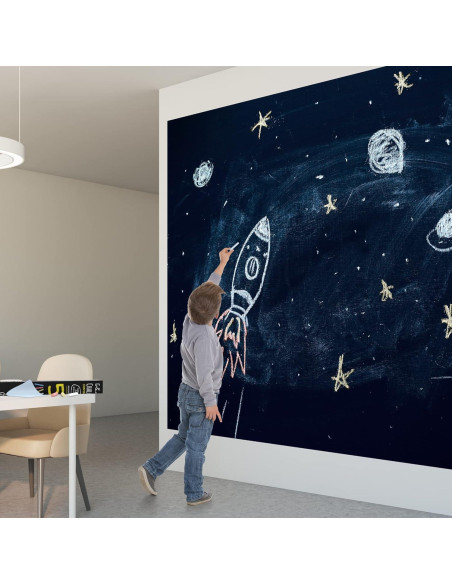 Papel Tapiz de Pizarra Kassa 0.43m x 2.44m con Marcadores