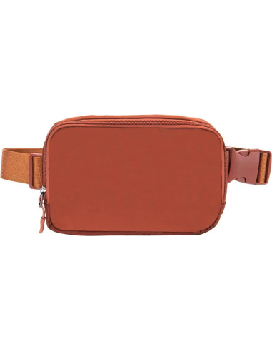 Bolso de Cinturón Fanny Pack Unisex Tlmody-1 Café 20x5x13cm