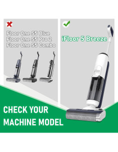 Repuesto Cepillo Rodante y Filtros Tineco iFloor 5 Breeze 2