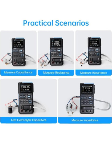 Multímetro Digital de Pinza FNIRSI DMC-100 10000 Cuentas