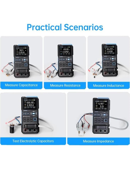 Multímetro Digital de Pinza FNIRSI DMC-100 10000 Cuentas