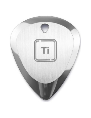 Pua de Guitarra de Titanio Ti-Geek 2.8mm Plata Metálica