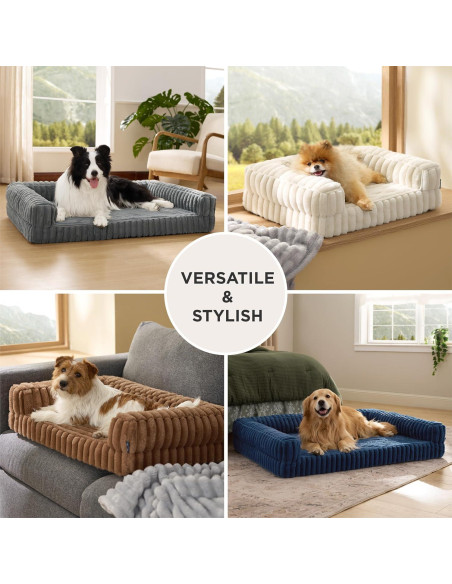 Cama Ortopédica para Perros Bedsure 60x45cm Impermeable