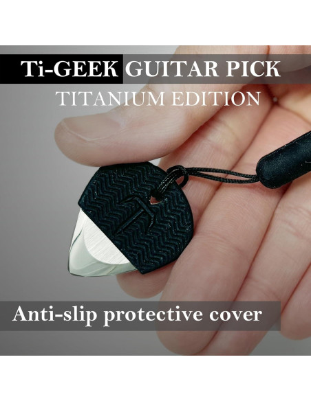 Pua de Guitarra de Titanio Ti-Geek 2.8mm Plata Metálica