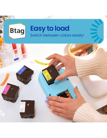 Cinta de Etiqueta Brother Btag131 12mm x 4m Transparente