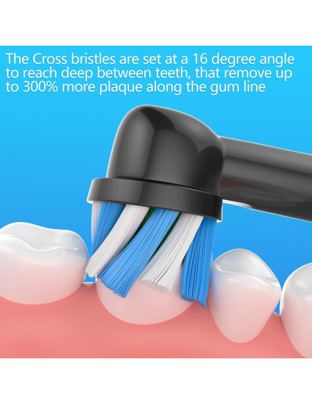 Cabezas de cepillo de repuesto Schallcare para Oral-B, 12 Pcs