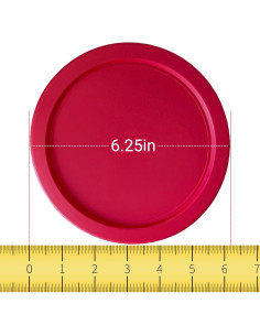 Tapa de Reemplazo MRX para Recipientes Pyrex 4 Tazas Rojo 4-Pack 2