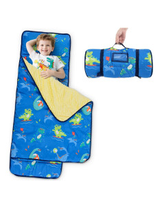 Colchoneta para Siesta Yierchoo con Almohada y Manta Dinosaurio