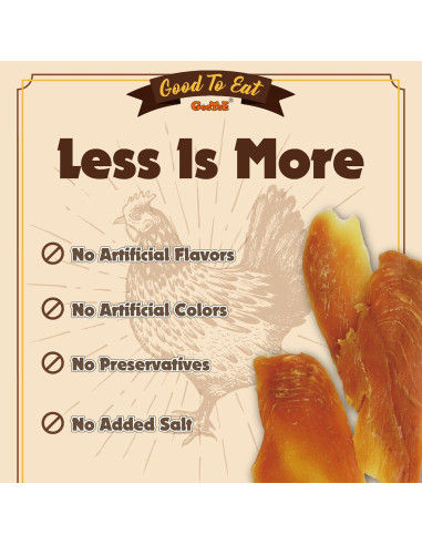 Golosinas para Perros Gootoe Pechuga de Pollo Jerky 450g