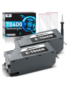 Caja de Mantenimiento T04D0 Compatible Epson Ecotank ET-7700 ET-7750 (2 Pzs)