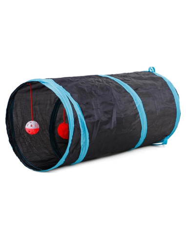 Túnel para Gatos SRM 2 Vías Plegable 63.5x22.86 cm