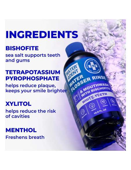 Enjuague Bucal Concentrado para Hilo Dental Waterdent 500ml