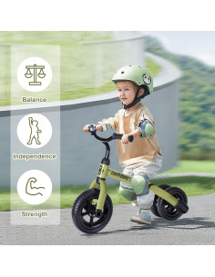 Triciclo 3 en 1 YGJT Verde Militar para Niños 2-5 Años 2