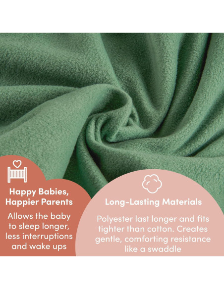 SleepingBaby Zipadee-Zip Manta de Fleece Albahaca X-Pequeño