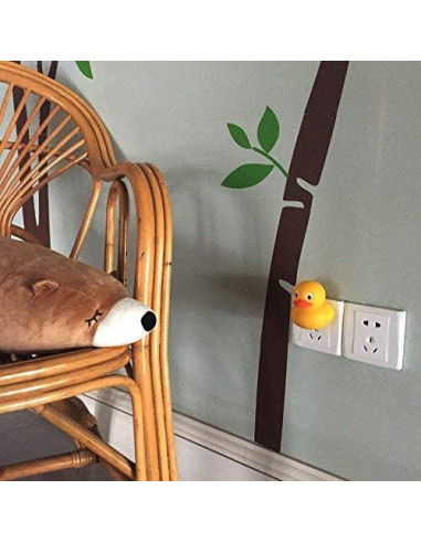 Paquete de 2 luces nocturnas LED con sensor automático 2700K