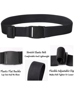 Cinturón Elástico Invisible JASGOOD para Mujeres Ajustable 2