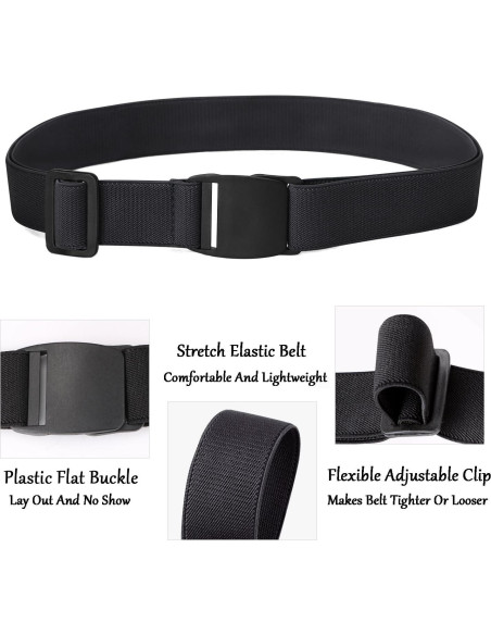 Cinturón Elástico Invisible JASGOOD para Mujeres Ajustable
