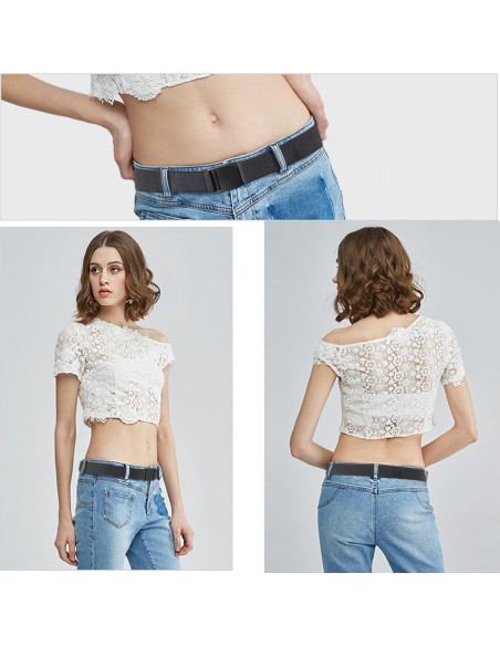 Cinturón Elástico Invisible JASGOOD para Mujeres Ajustable
