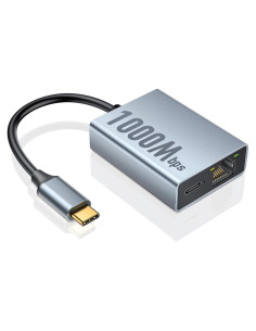 Adaptador Ethernet ZEXMTE 1000Mbps USB-C a RJ45 para Chromecast