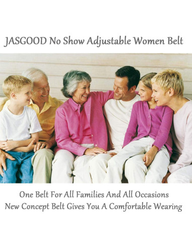Cinturón Elástico Invisible JASGOOD para Mujeres Ajustable