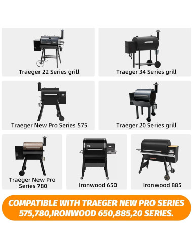 30 Forros de Cubo de Grasa Ethanberg para Parrillas Traeger y Más