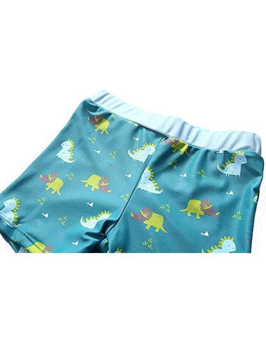 Conjunto de Traje de Baño 3 Piezas Niños Tiburón UPF 50+
