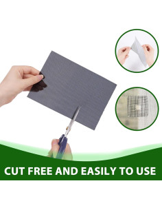 Kit de Reparación de Pantalla de Ventana FLYZZZ 10 Piezas Negro 2