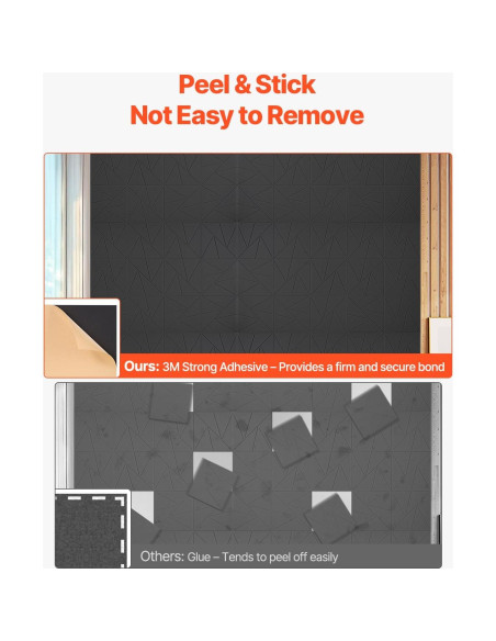 Paneles Acústicos VEVOR 18 Piezas 30x30cm Negro Aislantes