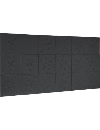 Paneles Acústicos VEVOR 18 Piezas 30x30cm Negro Aislantes