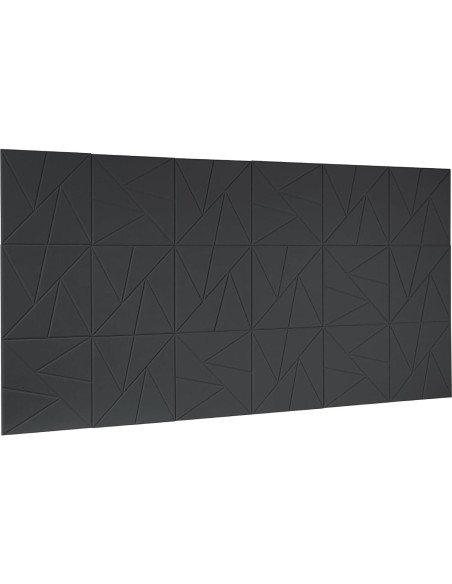 Paneles Acústicos VEVOR 18 Piezas 30x30cm Negro Aislantes