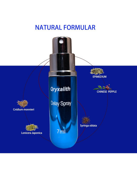 Aerosol de Retraso Masculino Qryxalith 7ml - Efecto Rápido