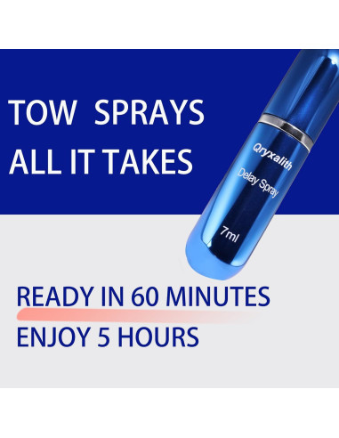 Aerosol de Retraso Masculino Qryxalith 7ml - Efecto Rápido