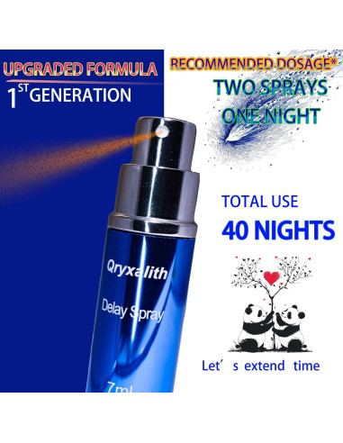 Aerosol de Retraso Masculino Qryxalith 7ml - Efecto Rápido