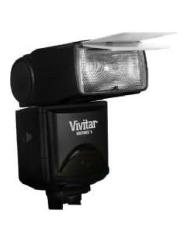 Flash Bower Vivitar para Sony Alpha DSLR-A100 con Accesorios